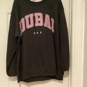 Dubai Black Sweatshirt